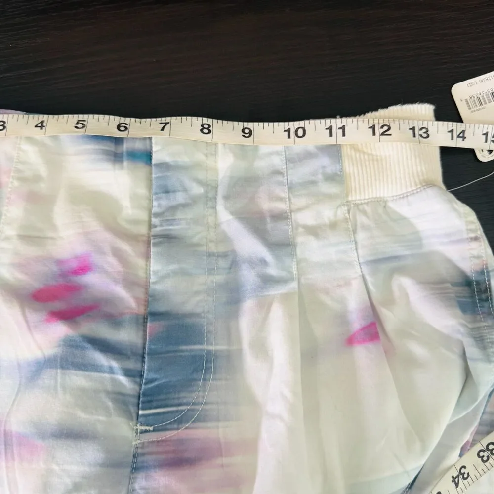 Free People Mesmerize Me Pants Womens Small Marble Cargo Boho FP Movement NEW - Picture 10 of 12